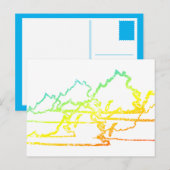 virginia chill blur briefkaart (Voorkant / Achterkant)