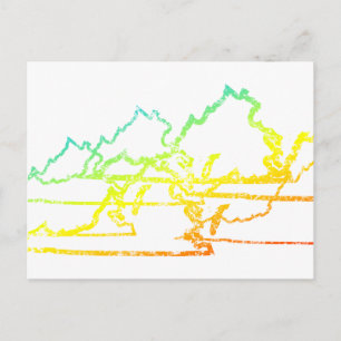 virginia chill blur briefkaart