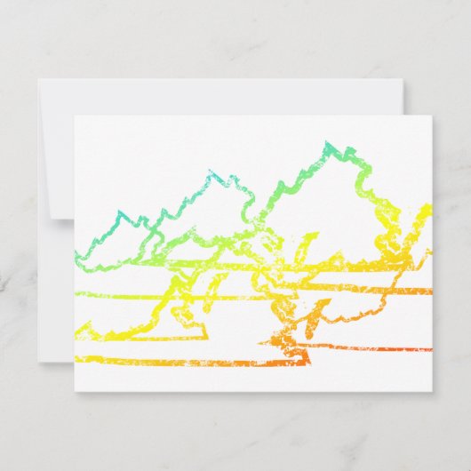 virginia chill blur kaart (Voorkant)