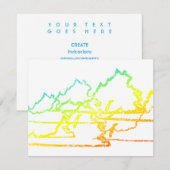 virginia chill blur kaart (Voorkant / Achterkant)