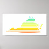 virginia chill fade poster (Voorkant)