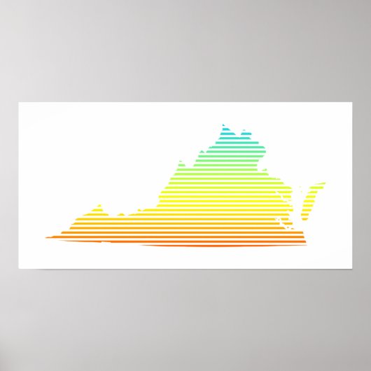 virginia chill fade poster (Voorkant)