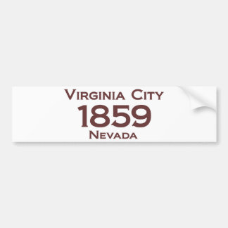 Virginia City Bumpersticker