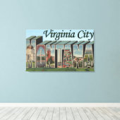 Virginia City, Montana Canvas Afdruk (Insitu (Houten vloer))
