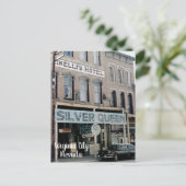 Virginia City Nevada 1950's Silver Queen Briefkaar Briefkaart (Staand voorkant)
