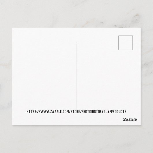 Virginia City Nevada 1950's Silver Queen Briefkaar Briefkaart (Achterkant)