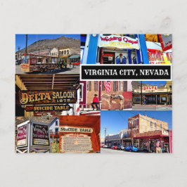 VIRGINIA CITY, NEVADA ANSICHTKAART BRIEFKAART