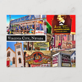 VIRGINIA CITY, NEVADA ANSICHTKAART BRIEFKAART