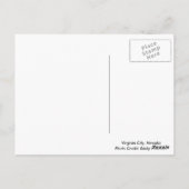 VIRGINIA CITY, NEVADA BRIEFKAART (Achterkant)