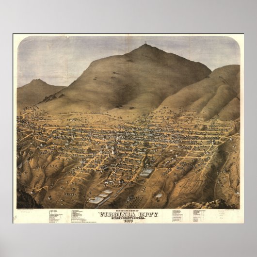 Virginia City, Nevada Poster (Voorkant)