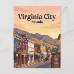 Virginia City USA Briefkaart