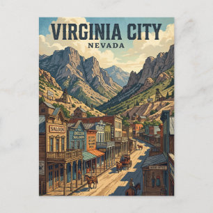 Virginia City USA Briefkaart