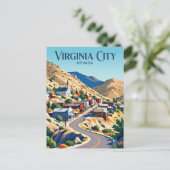 Virginia City USA Briefkaart (Staand voorkant)