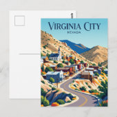 Virginia City USA Briefkaart (Voorkant / Achterkant)