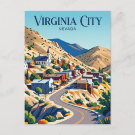 Virginia City USA Briefkaart