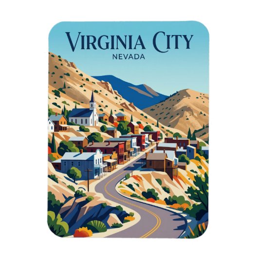 Virginia City USA Magneet (Verticaal)