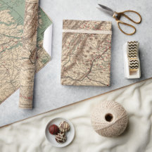  Virginia Civil War Battlefields Map, 1895