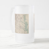  Virginia Civil War Battlefields Map, 1895 Matglas Bierpul (Voorkant links)