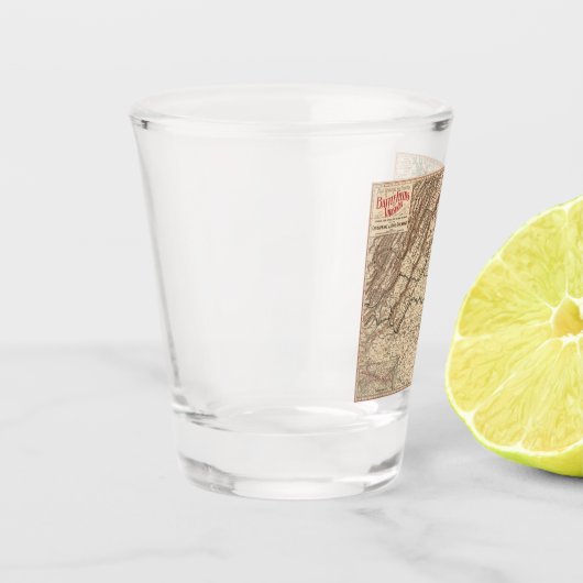  Virginia Civil War Battlefields Map, 1895 Shot Glas (Links)