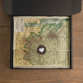 Virginia Civil War Battles Map ontkoppeling Tissuepapier