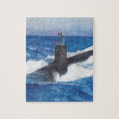 Virginia Class Warriors Submarine Legpuzzel (Verticaal)