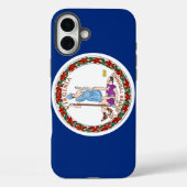 Virginia Commonwealth / Staatsvlag Case-Mate iPhone Case (Achterkant)
