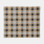 Virginia Commonwealth University Tartan Fleece Deken (Voorkant (Horizontaal))