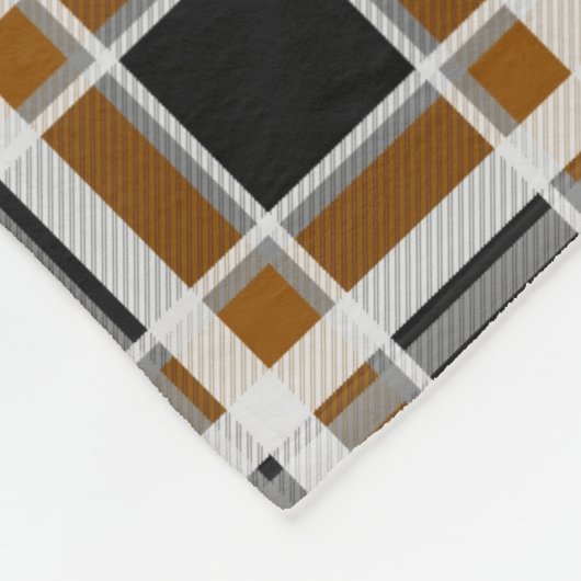 Virginia Commonwealth University Tartan Fleece Deken (Hoek)