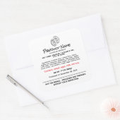 Virginia cottage food etiket (Envelop)
