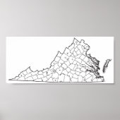 Virginia County's Blank overzicht (Voorkant)