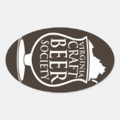 Virginia Craft Beer Society Sticker (Voorkant)
