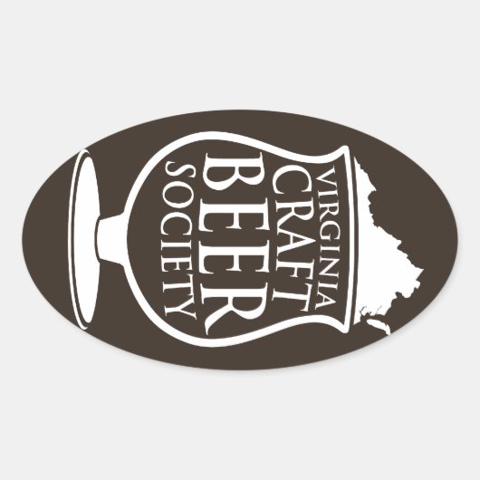 Virginia Craft Beer Society Sticker (Voorkant)
