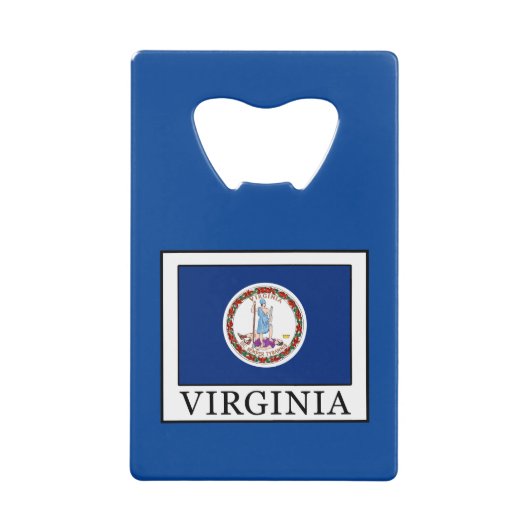 Virginia Creditkaart Flessenopener (Voorkant)