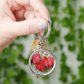 Virginia Creeper Leaves Key Ring Sleutelhanger (Hand)
