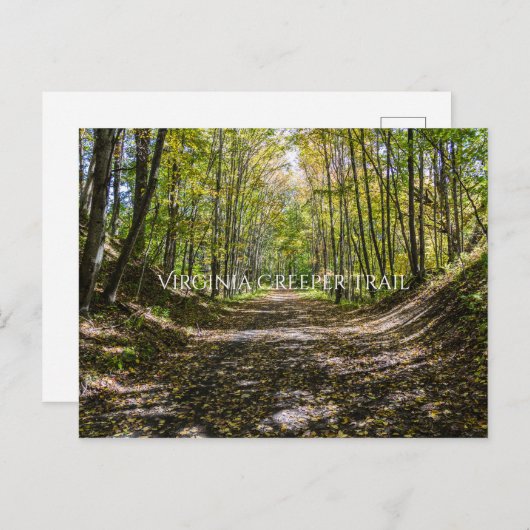 Virginia Creeper Trail Briefkaart (Voorkant / Achterkant)