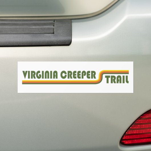 Virginia Creeper Trail Bumpersticker (Op auto)