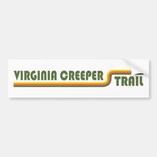 Virginia Creeper Trail Bumpersticker (Voorkant)