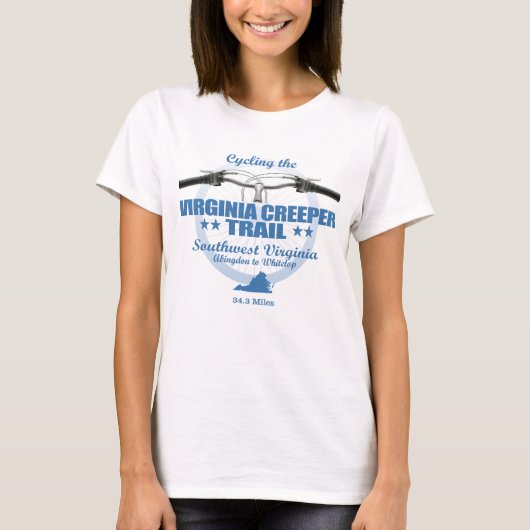 Virginia Creeper Trail (H2) T-shirt (Voorkant)