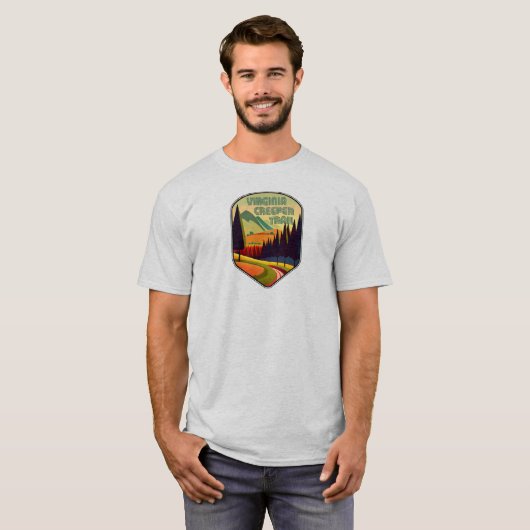 Virginia Creeper Trail Kleuren T-shirt (Voorkant volledig)