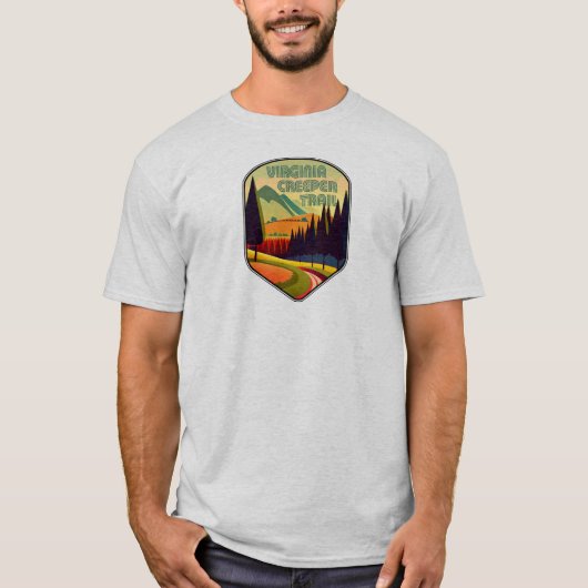 Virginia Creeper Trail Kleuren T-shirt (Voorkant)