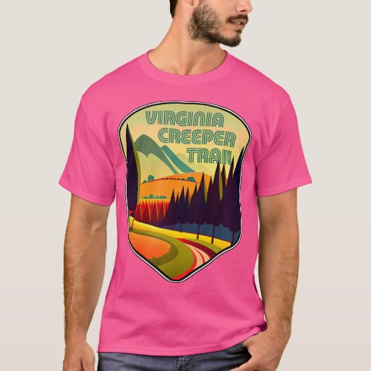 Virginia Creeper Trail Kleuren T-shirt (Voorkant)