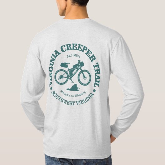Virginia Creeper Trail (MB) T-shirt (Achterkant)