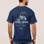 Virginia Creeper Trail (RT) T-shirt (Achterkant)
