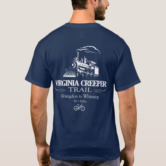 Virginia Creeper Trail (RT) T-shirt (Achterkant)