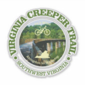 Virginia Creeper Trail Sticker (Voorkant)