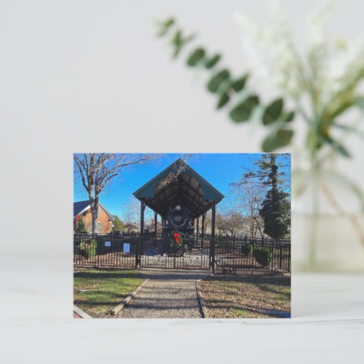 Virginia Creeper Trail Train Briefkaart (Staand voorkant)