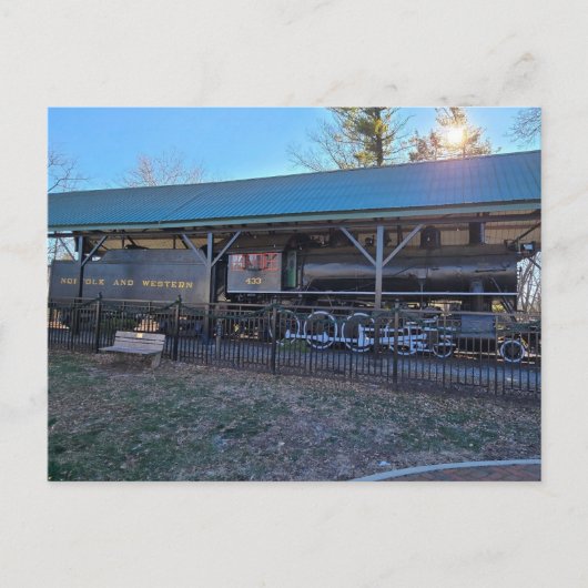 Virginia Creeper Trail Train Briefkaart (Voorkant)