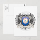 Virginia Crest Briefkaart (Voorkant / Achterkant)