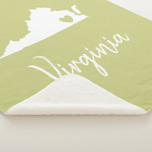 Virginia deken van de staat waar de staat vandaan  (3/4)