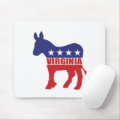 Virginia Democat Donkey Muismat (Met muis)